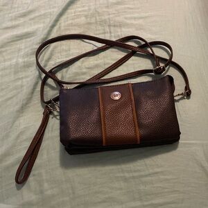 Stone Mountain Leather Crossbody Bag